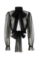 Dolce & Gabbana Black Lace Blouse