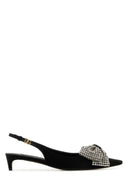 Bombas de satén negra Dolce & Gabbana