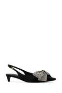 Bombas de satén negra Dolce & Gabbana
