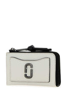 Portafoglio di snapshot di Marc Jacobs in pelle bianca