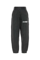T By Alexander Wang Charcoal Cotton Joggers