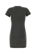 T di Alexander Wang Carbone Cotton Thirt Mini Abito