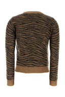 Mm Studio Embroidered Nylon Blend Abadan Sweater
