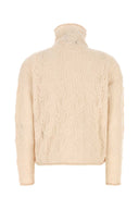Mm Studio Light Pink Wool Blend Scacco Sweater