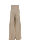 Max Mara Cappuccino Wool Entrata Palazzo Pant