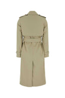 Gabardina de mezcla de poliéster burberry beige