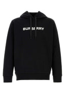 Sudadera de algodón negro de Burberry