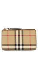 Titular de la tarjeta de lienzo E impreso en Burberry