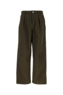 Pantalón de nylon verde del ejército de Burberry