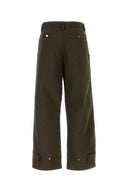 Pantalón de nylon verde del ejército de Burberry