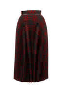 Burberry Embroidered Jersey Skirt