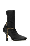 Bombas de cuero negro Burberry