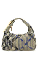Burberry Embroidered Nylon Mini Peg Handbag