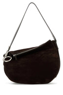 Burberry Chocolate Leede Medium Knight Shoulder Shoulder