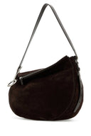 Burberry Chocolate Leede Medium Knight Shoulder Shoulder