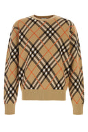 Burberry Embroidered Stretch Wool Blend Sweater