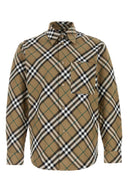 Camisa burberry bordada de oxford