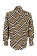 Camisa burberry bordada de oxford