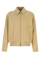 Burberry Beige Gabardine Harrington Jacke