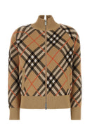 Haftowany burberry wełna
