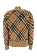 Haftowany burberry wełna