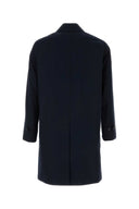 Burberry Midnight Blue Gabardine Heritage Camden Overcoat