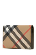 Titular de la tarjeta de lienzo E impreso en Burberry
