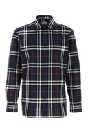 Camisa de poplín bordada de Burberry