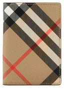 Titular de la tarjeta de lienzo E impreso en Burberry