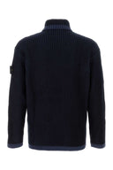 Stone Island Midnight Blue Wool Sweater