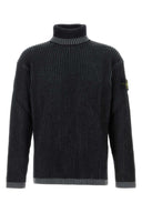 Stone Island Black Wool Sweater