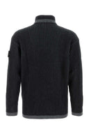 Stone Island Black Wool Sweater