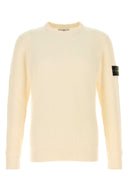 Stone Island Ivory Wool Sweater
