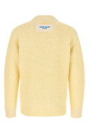Stone Island Yellow Bouclã© Sweater