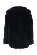 Max Mara Black Teddy Olga Coat