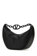 Valentino Garavani in pelle nera Hobo V logo Moon Borse