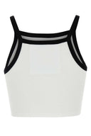 Givenchy White Cotton Crop Top