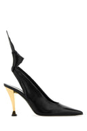 Givenchy Black Nappa Leder Beauw Pumps