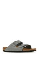 Birkenstock Grey Arizona Slippers