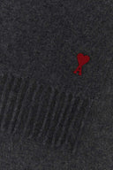 Ami Melange Graphite Wool Scarf