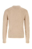 Ami Cappuccino Stretch Mohair Blend Sweater