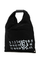 MM6 Maison Margiela Black Rayon Small Japanese Borse