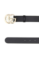 Gucci Black Leather Belt