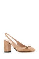 Gucci Skin Rosa Lederpumps