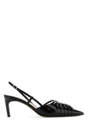 Schwarze Gucci-Lederpumps