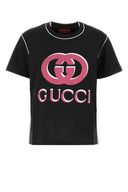 Camiseta Gucci De Algodón Negra