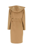 Odwracalny płaszcz wełny Gucci Camel