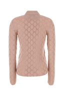 Gucci Antiqued Pink Wool Polo Shirt