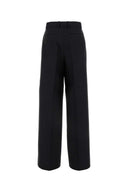 Pantalón de pierna de lana de carbón Gucci