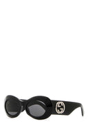 Schwarze Gucci-Acetat-Sonnenbrille